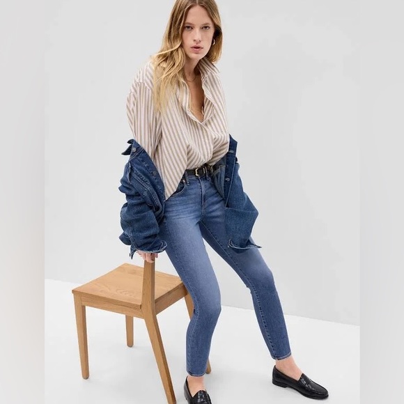 Gap True Skinny Stretch Mid Rise Jeans 29R (NWT) - Picture 2 of 11